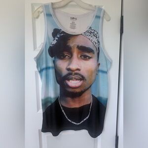 Unisex Graphic Tank Top Tupac